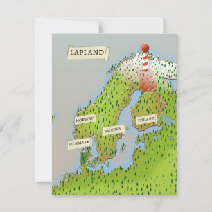 Carte de Laponie