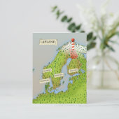 Carte de Laponie (Debout devant)