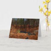 Carte de l'après-midi de l'année (Fleur jaune)