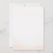 Carte de l'aquarelle Invitation Baby shower de voy (Dos)