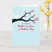 Carte de l'Arbre de la Fête des Mamans les Plus Do (Fleur jaune)