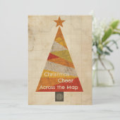 Carte de l'arbre de Noël (Debout devant)