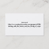 Carte de l'arbre généalogique DWIL (Dos)