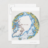 Carte de l'Arctique (Devant / Derrière)