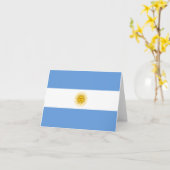 Carte de l'Argentine (Fleur jaune)