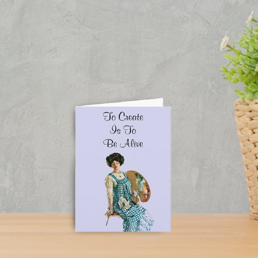 Carte de l'artiste créatif