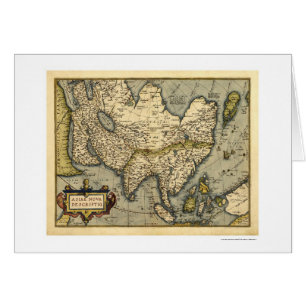 Carte de l'Asie par Ortelius 1570