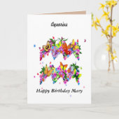 Carte de l'astrologue aquarius (Fleur jaune)