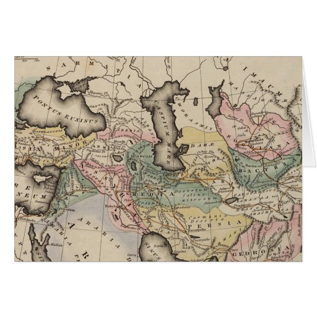 Carte de l'Atlas asiatique (Devant horizontal)