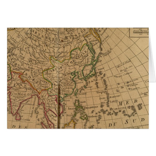Carte de l'Atlas asiatique (Devant horizontal)