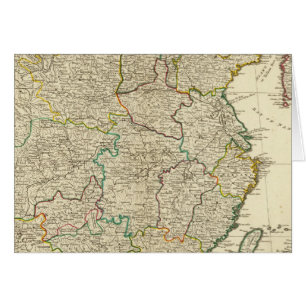 Carte de l'atlas de la Chine et de la Corée