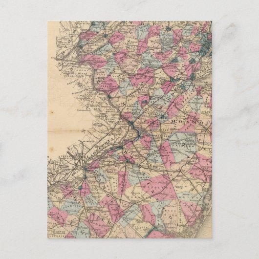 Carte de l'Atlas du New Jersey (Devant)