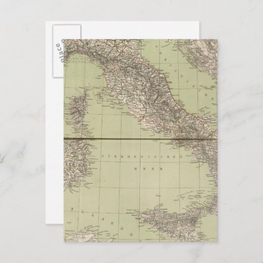 Carte de l'Atlas italien (Devant / Derrière)