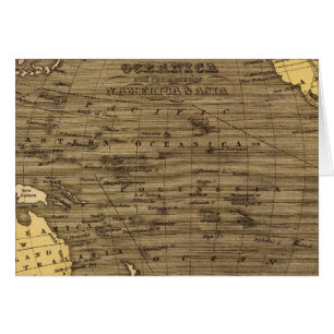 Carte de l'Atlas océanique aux couleurs de la mai