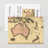 Carte de l'Australasie 1818 - Australie, Nouvelle- (Devant / Derrière)
