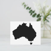 Carte de l'Australie (Debout devant)