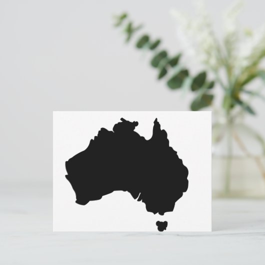 Carte de l'Australie (Debout devant)