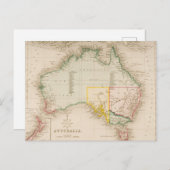 Carte de l'Australie et de la Nouvelle-Zélande (Devant / Derrière)