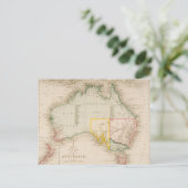 Carte de l'Australie et de la Nouvelle-Zélande (Debout devant)