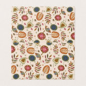 Carte de l'automne moderne (Outside Unfolded)