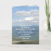 Carte de leadership d'appréciation du pasteur des  (Devant)