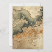 Carte de l'eau extérieure Mariage de voyage (Dos)