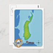 Carte de l'Ecosse (Devant / Derrière)