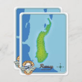 Carte de l'Ecosse (Devant / Derrière)