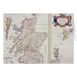 Carte de l'Ecosse, c.1700