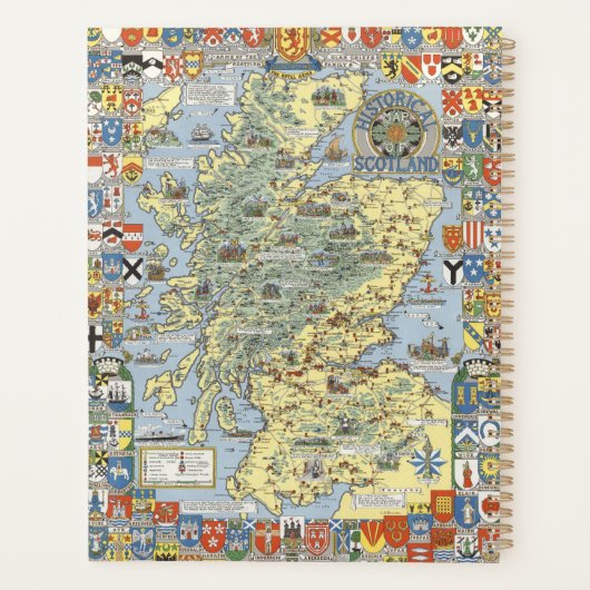 Carte de l'Ecosse historique (Dos)