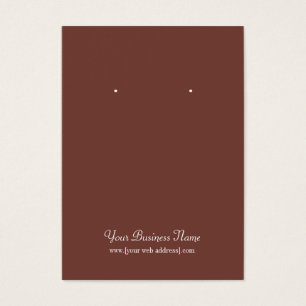 Carte de lecture Brown simple personnalisée