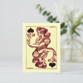 Carte de lecture vintage (Debout devant)