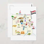 Carte de l'Égypte (Devant / Derrière)