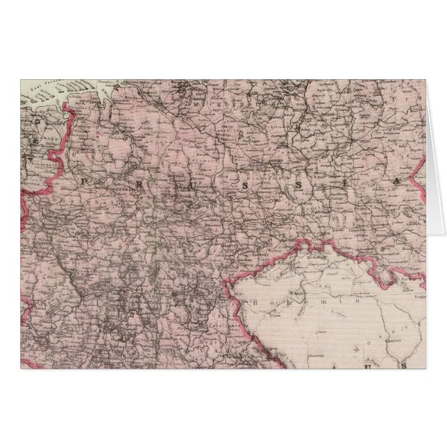 Carte de l'Empire allemand (Devant horizontal)