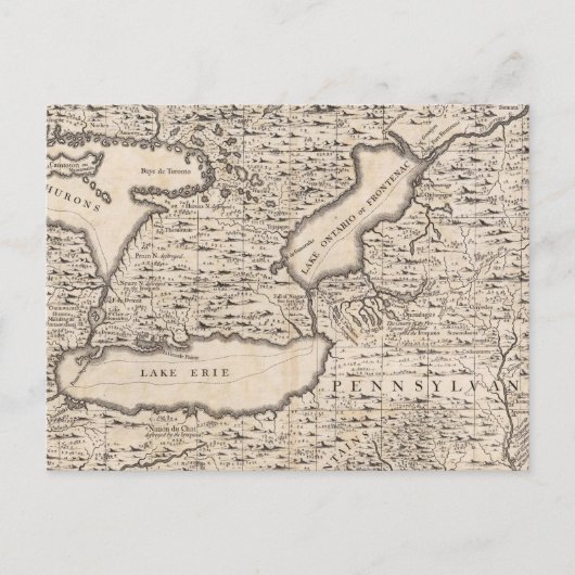 Carte de l'Empire britannique en Amérique Feuille (Devant)