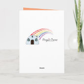 Carte de l'enseignant bon thanksgiving (Dos)