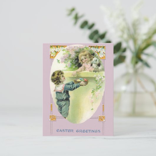 Carte de l'Est avec illustration Vintage (Debout devant)