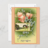 Carte de l'Est avec illustration Vintage (Devant / Derrière)