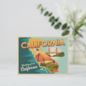 Carte de l'état de Californie illustrée (Debout devant)
