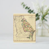 Carte de l'état de Géorgie (vers 1810) (Debout devant)