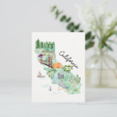 Carte de l'état de la Californie (Debout devant)