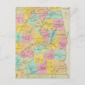 Carte de l'état de l'Alabama (Devant)