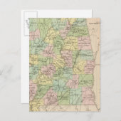 Carte de l'état de l'Alabama 2 (Devant / Derrière)