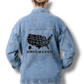 Carte de l'État des États-Unis toujours dans un de