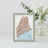 Carte de l'état du Maine (1977) (Debout devant)