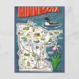 Carte de l'État du Minnesota