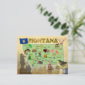 Carte de l'État du Montana (Debout devant)