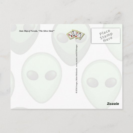 Carte de l'État du Nevada (Dos)