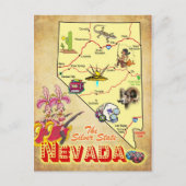 Carte de l'État du Nevada (Devant)