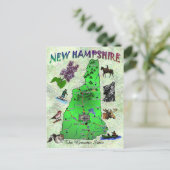 Carte de l'état du New Hampshire (Debout devant)